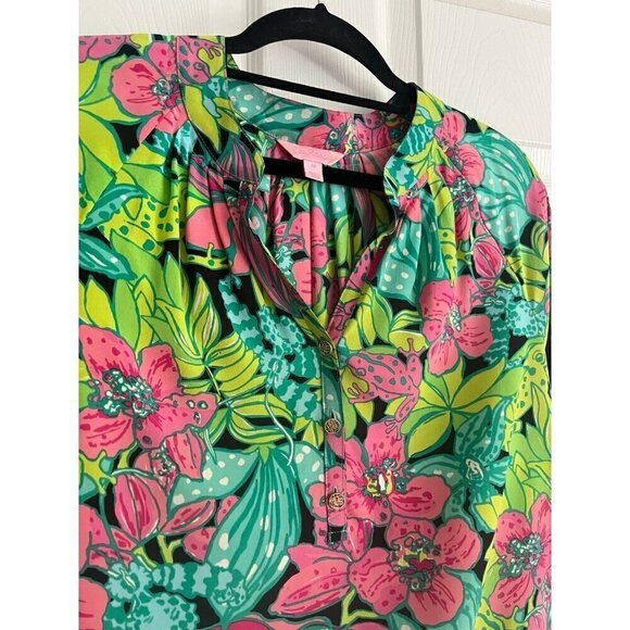 Lilly Pulitzer Silk Blouse - Picture 2 of 3
